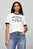 Жіноча біла футболка REG VARSITY RINGER