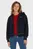 Жіноче темно-синє худі MDRN REG GBL STP FULLZIP