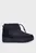Женские темно-синие дутики с узором TOMMY MONOGRAM SNOWBOOT