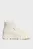 Женские белые кожаные хайтопы JW VULC FLATFORM