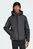 Чоловіча чорна куртка Essentials CLIMAWARM 3-Stripes Insulated Hooded
