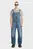 Мужской синий джинсовый комбинезон Dungaree 3D Loose