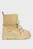 Жіночі бежеві замшеві місяцеходи REAL SHEARLING LACE-UP SNOWBOOT