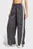 Женские темно-серые спортивные брюки с узором adidas Originals Wide Leg Satin