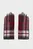 Жіночі шкіряні картаті рукавички TOMMY CHECK LEATHER GLOVES