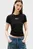 Женская черная футболка SLIM ESSENTIAL