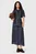 Жіноча темно-синя сукня з візерунком