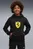 Детское черное худи Scuderia Ferrari Coloured Shield Fleece Hoodie Youth