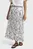 Женская белая плиссированная  юбка с узором SAILING PRINT PLEATED SKIRT