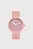 Женские розовые часы O clock