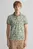 Чоловіче зелене поло з візерунком FLORAL PRINT SS PIQUE