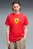 Чоловіча червона футболка Scuderia Ferrari Coloured Shield Tee Men