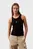 Жіноча чорна майка SL Cotton Contour Rib CK Tank