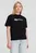 Женская черная футболка KLJ REGULAR SSLV TEE