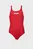 Дитячий червоний купальник SOLID SWIM PRO