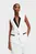 Женский белый жилет tailored gilet