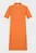 Женское оранжевое платье SLIM SHIELD SS PIQUE POLO DRESS