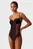 Женский черный комбидресс BODYSUIT