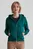 Женское зеленое худи REG TONAL SHIELD ZIP