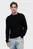 Чоловічий чорний светр REG CABLE KNIT SWEATER