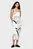 Жіноча біла сукня з візерунком THC SLICED CREST SLIP DRESS