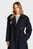 Женский темно-синий тренч OVERSIZED TRENCH COAT