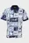 Чоловіче блакитне поло з візерунком PRINTED SS POLO