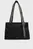 Жіноча чорна сумка WEBBING STRAP TOTE