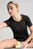 Женская черная футболка RUN CLOUDSPUN Tee Women