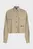 Женская бежевая рубашка klj boxy utility shirt