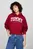 Женское красное худи TJW VTG VARSITY 1