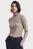 Женский бежевый гольф LIGHT COTTON LS TURTLENECK