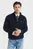 Мужская темно-синяя кофта COTTON MERINO RIBBED HALF ZIP