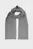 Женский серый шарф RE-LOCK KNIT SCARF
