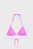 Женский розовый лиф от купальника PUMA Swim Women Triangle Bikini Top