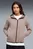 Женское пудровое худи Evostripe Full-Zip Hoodie Women