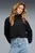 Женская черная куртка HER Relaxed Woven Full-Zip Jacket Women