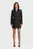 Женское черное шерстяное платье Blazer