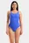 Жіночий синій купальник SWIMSUIT LILI SQUARED BACK
