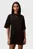 Женское черное платье OVERSIZED