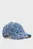 Жіноча синя джинсова кепка з візерунком AOP JACQUARD DENIM BB CAP
