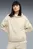 Бежевое худи Premium Essentials Relaxed Graphic Hoodie Unisex (унисекс)