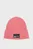 Жіноча рожева шапка beanie