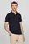 Мужское темно-синее поло DC MERCERIZED SLIM POLO