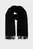 Чоловічий чорний кашеміровий шарф TH DC CASHMERE SCARF