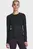 Женский черный лонгслив UA Seamless Stride LS