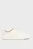 Чоловічі білі шкіряні снікерси LOW TOP LACE UP LOGO
