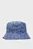 Жіноча синя панама з візерунком TH DISTINCT JACQ BUCKET HAT