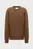 Чоловічий коричневий джемпер COTTON TEXTURED