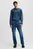 Мужские темно-синие джинсы straight denim